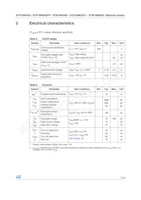 STB15NK50ZT4 Datasheet Page 5