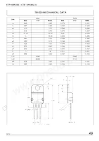 STB16NK65Z-S Datasheet Page 10