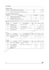 STB16NS25T4 Datasheet Page 2