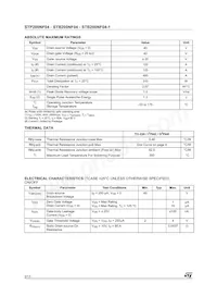 STB200NF04T4 Datasheet Page 2