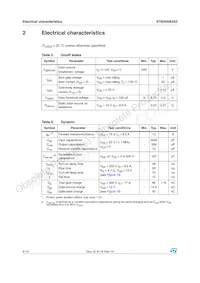 STB20NK50ZT4 Datasheet Page 4
