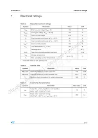 STB40NS15T4 Datasheet Page 3