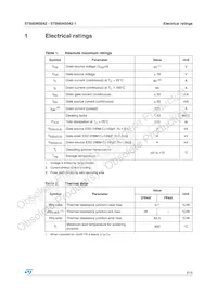 STB85NS04Z Datasheet Page 3