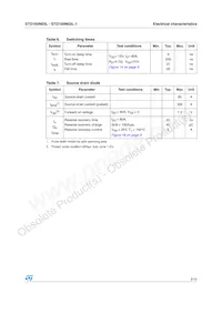 STD100N03LT4 Datasheet Page 5