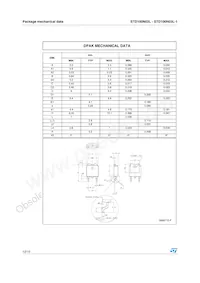 STD100N03LT4 Datasheet Page 12