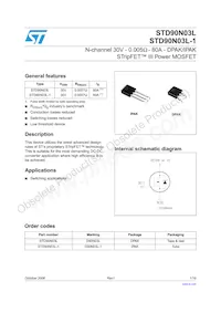 STD90N03L-1 Datasheet Cover