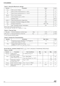 STE48NM50 Datasheet Page 2