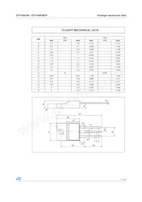 STP16NF06FP Datasheet Page 11