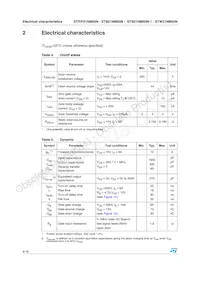 STP21NM50N Datasheet Page 4