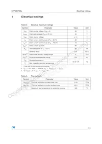 STP22NF03L Datasheet Page 3