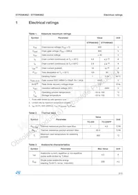 STP5NK90Z Datasheet Page 3