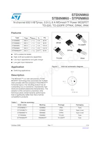 STP8NM60FP Datenblatt Cover