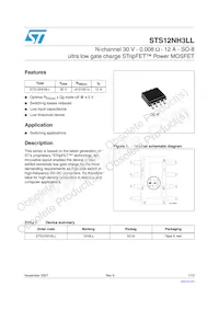 STS12NH3LL Datasheet Cover