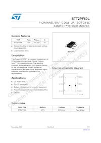 STT2PF60L數據表 封面