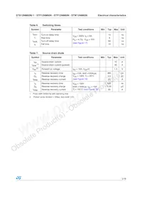 STW12NM60N Datasheet Page 5