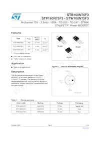 STW160N75F3 Datasheet Copertura