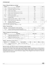 STW29NK50Z Datasheet Page 2