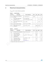 STW30NF20 Datasheet Page 4