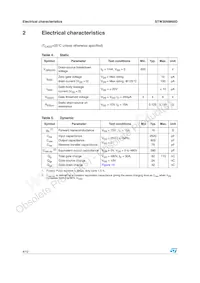 STW30NM60D Datasheet Page 4