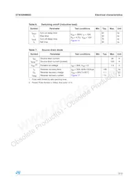 STW30NM60D Datasheet Page 5