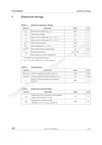 STW43NM50N Datasheet Page 3