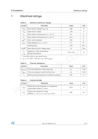 STW45NM50FD Datasheet Page 3