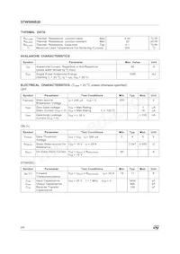 STW50NB20數據表 頁面 2