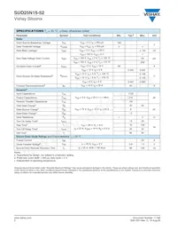 SUD25N15-52-T4-E3 Datasheet Page 2