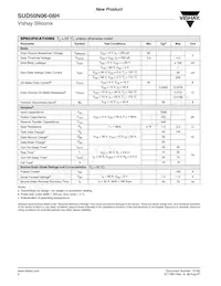 SUD50N06-08H-E3 Datasheet Page 2