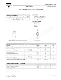 SUM52N20-39P-E3 Datasheet Copertura