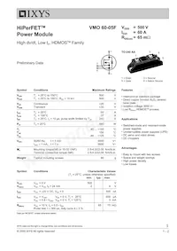 VMO60-05F Datasheet Cover