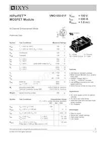VMO650-01F Datasheet Cover