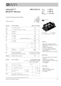 VMO650-01F 데이터 시트 표지