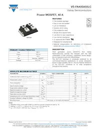 VS-FA40SA50LC Datenblatt Cover