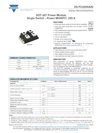 VS-FC220SA20 Datasheet Cover