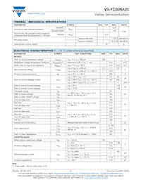 VS-FC80NA20 Datasheet Page 2