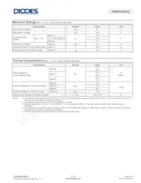 ZXMN6A09KQTC Datasheet Page 2
