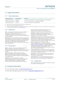 2N7002CKVL Datasheet Pagina 12