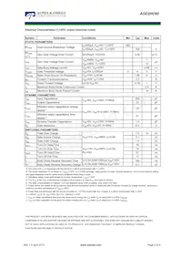 AOD2HC60 Datasheet Page 2