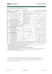 AOI5N40 Datasheet Page 2