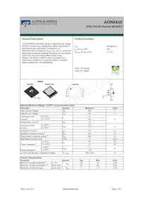 AON6458數據表 封面