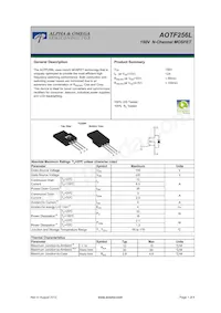 AOTF256L Datenblatt Cover