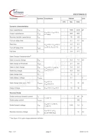 BSC079N03SG Datasheet Page 3