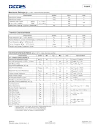 BSN20Q-7 Datasheet Pagina 2