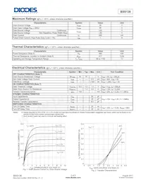 BSS138Q-7-F Таблица данных Страница 2