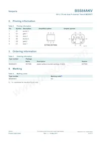 BSS84AKV Datasheet Page 2