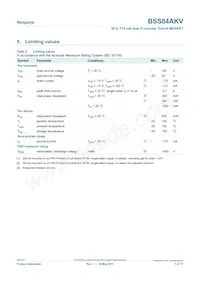 BSS84AKV Datasheet Page 3