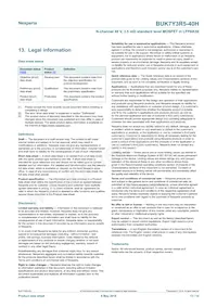 BUK7Y3R5-40HX Datasheet Page 13