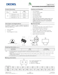 DMG1013TQ-7 Datasheet Cover