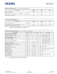 DMG2302UQ-7 Datasheet Pagina 2